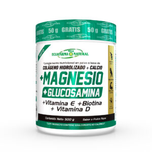 Colágeno Hidrolizado + Calcio + Magnesio + Glucosamina